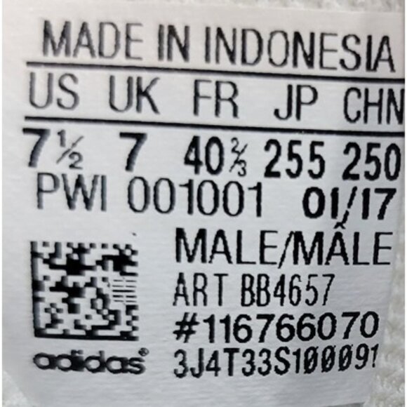 Adidas Duramo 8 BB4657 Men's Size 7.5 White Cloadfoam Running Sneaker Shoes - Picture 11 of 11